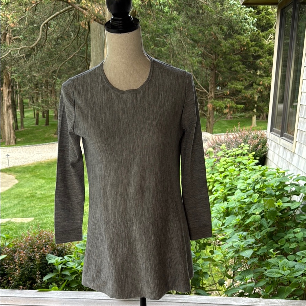 COS 100% Merino Wool Tunic Sweater-Button Back -Size S